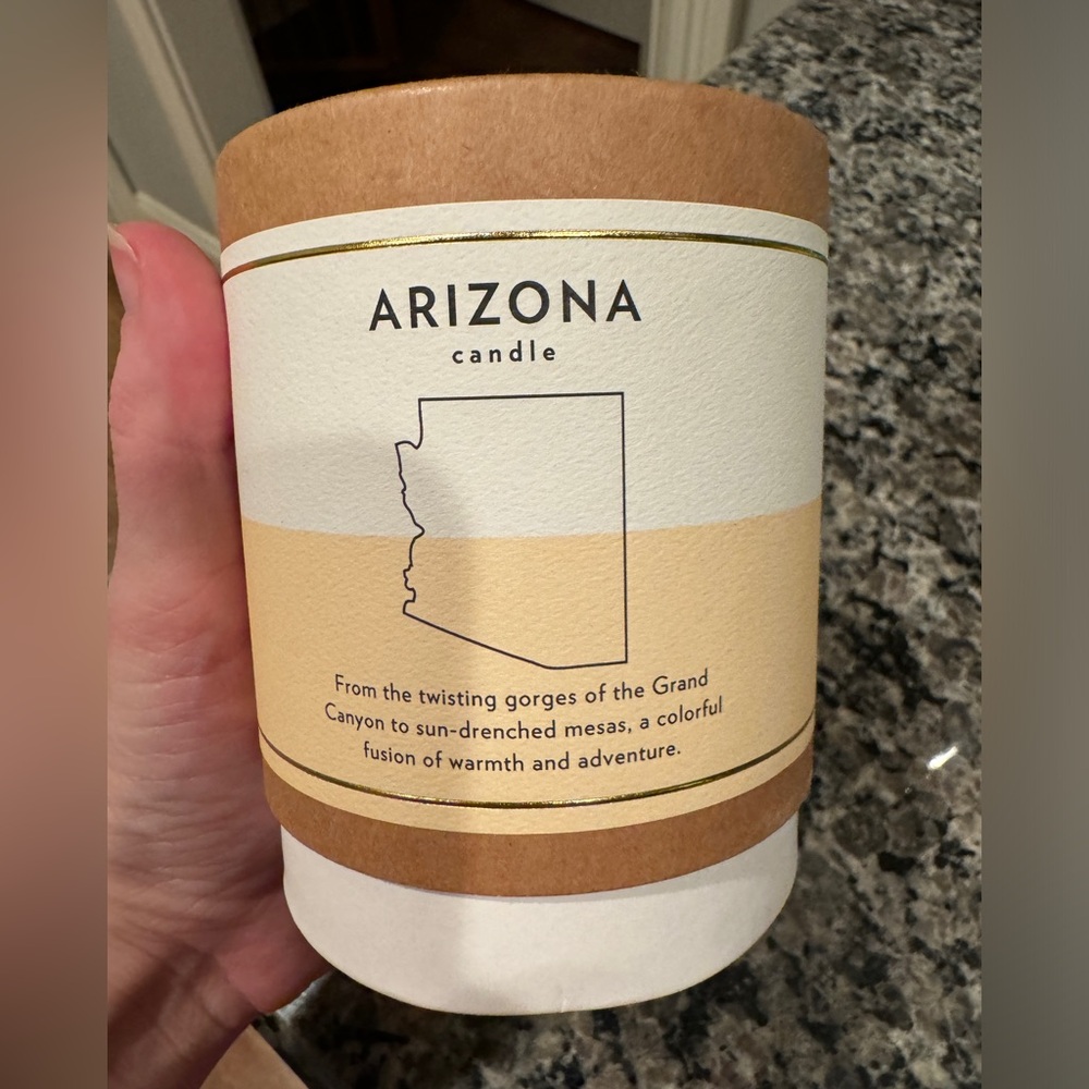 Arizona State Scripted Fragrance Candle - Glass Jar